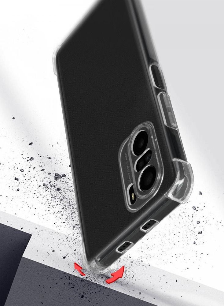 CATANES Xiaomi Poco F3 Case Cover Clear Protective TPU Four Corners Cover Transparent Soft Case - Image 3