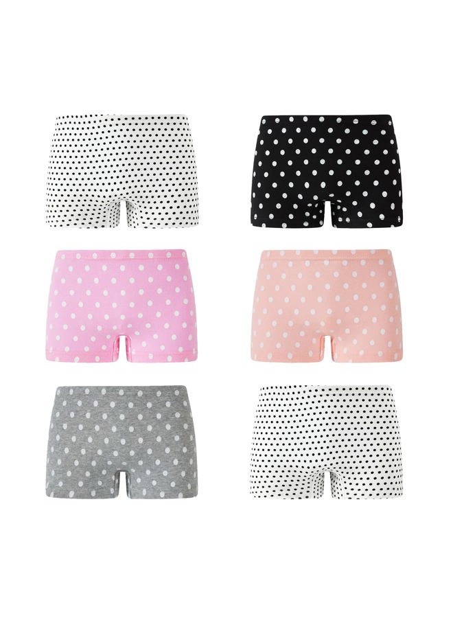 Barara King Soft Cotton Girls Boyshort Panties Toddler Underwear, Boyshort-11, 5 - Image 1