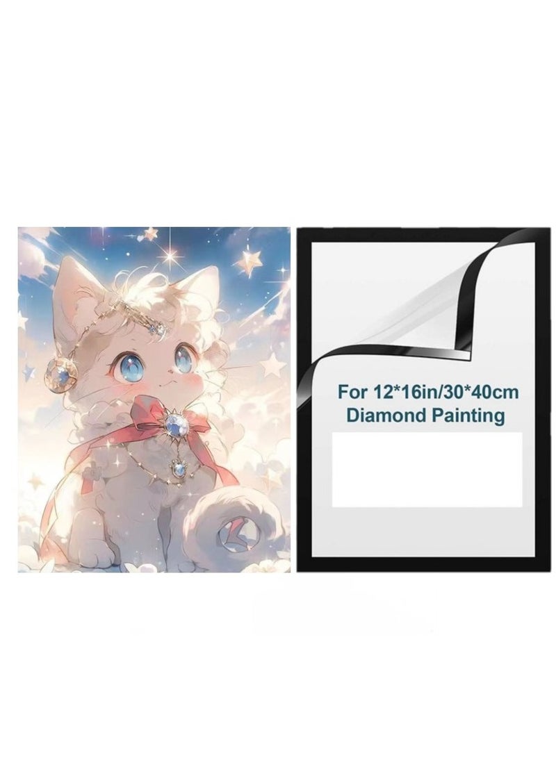 Bluejw 5D Sweet Cat Diamond Painting DIY Full Diamond Series Bedroom Decoration Painting - Image 1