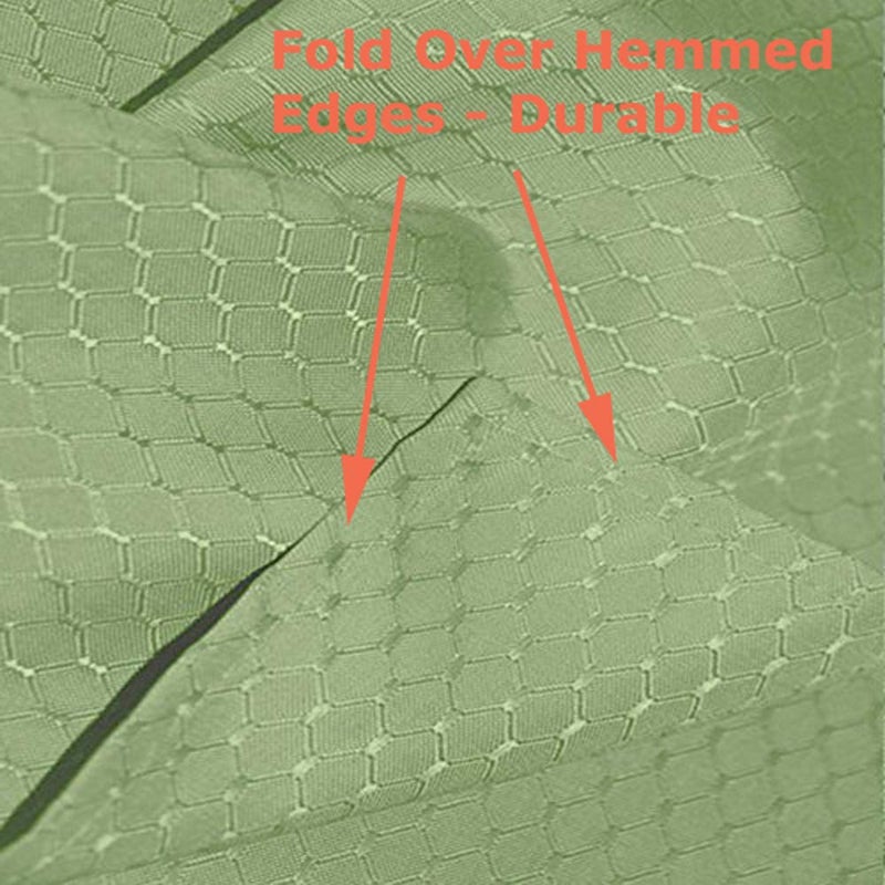 Tektrum 60 X 84 inch Rectangular Elegant Waffle Weave Check Jacquard Tablecloth Table Cover - Waterproof/Stain Resistant/Spill Proof/Wrinkle Free-Great for Dinner  Banquet (Light Sage Green) - Image 2