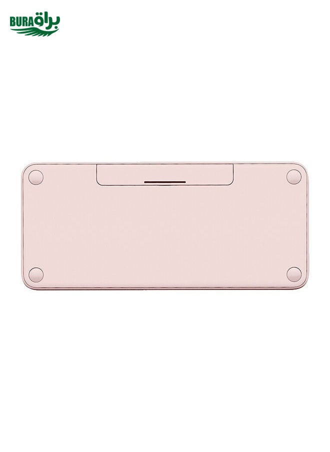 BURAQ - Logitech K380 Portable Multi-Device Wireless Bluetooth Keyboard (Pink) - Image 1