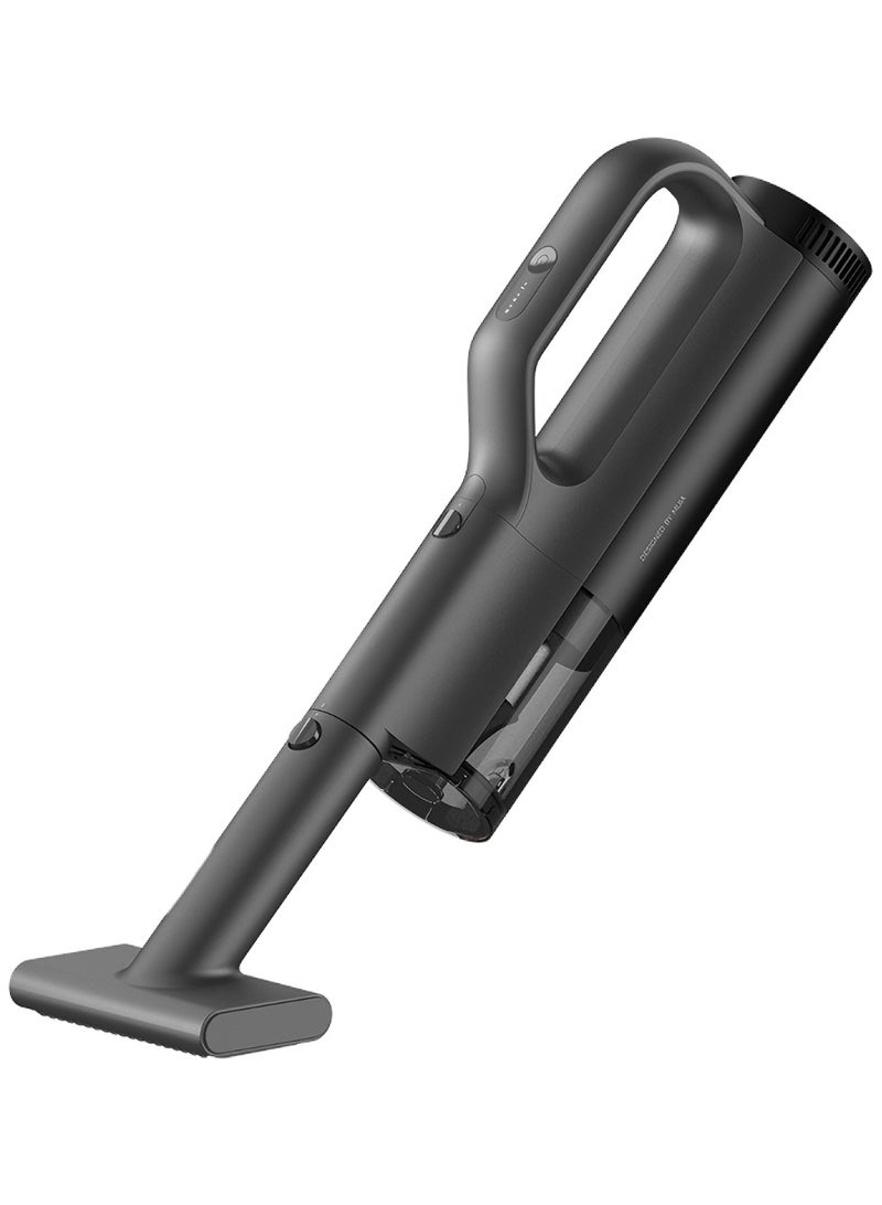 شاومي مكنسة كهربائية للسيارة من Mijia، قوة شفط 21 كيلو باسكال، حاوية غبار كبيرة سعة 150 مل، ترشيح بخمس مراحل، مجمع غبار حلزوني، إخراج الغبار بلمسة واحدة، بطارية 2400 مللي أمبير - أسود - Image 1