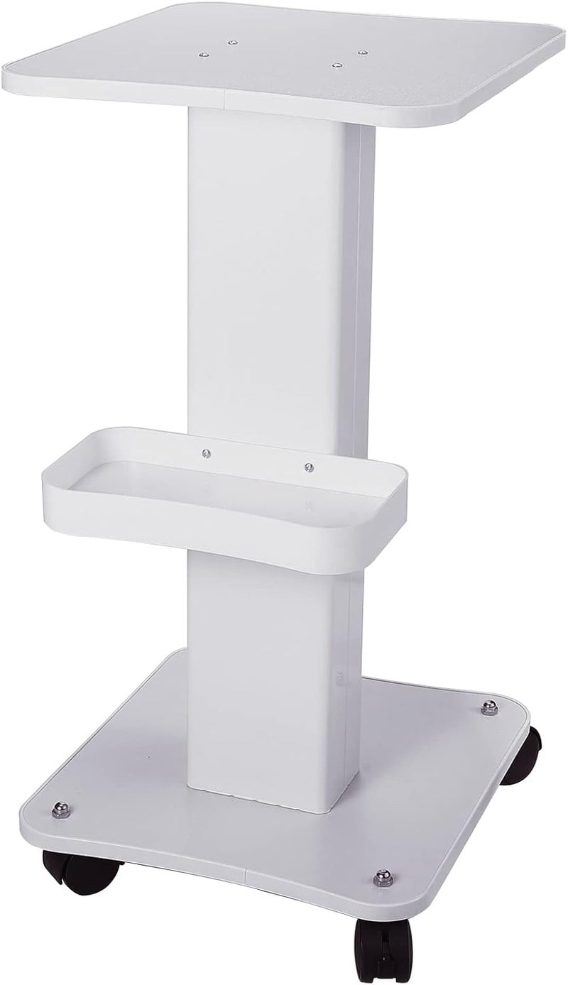 Esthetician Trolley Cart with Wheels, Aluminum Salon Spa Beauty Machine Trolley Stand, Load 135Lbs, 3 Tier Beauty Rolling Cart Esthetician Machine Mobile Cart for Beauty Instrument Storage - Image 1