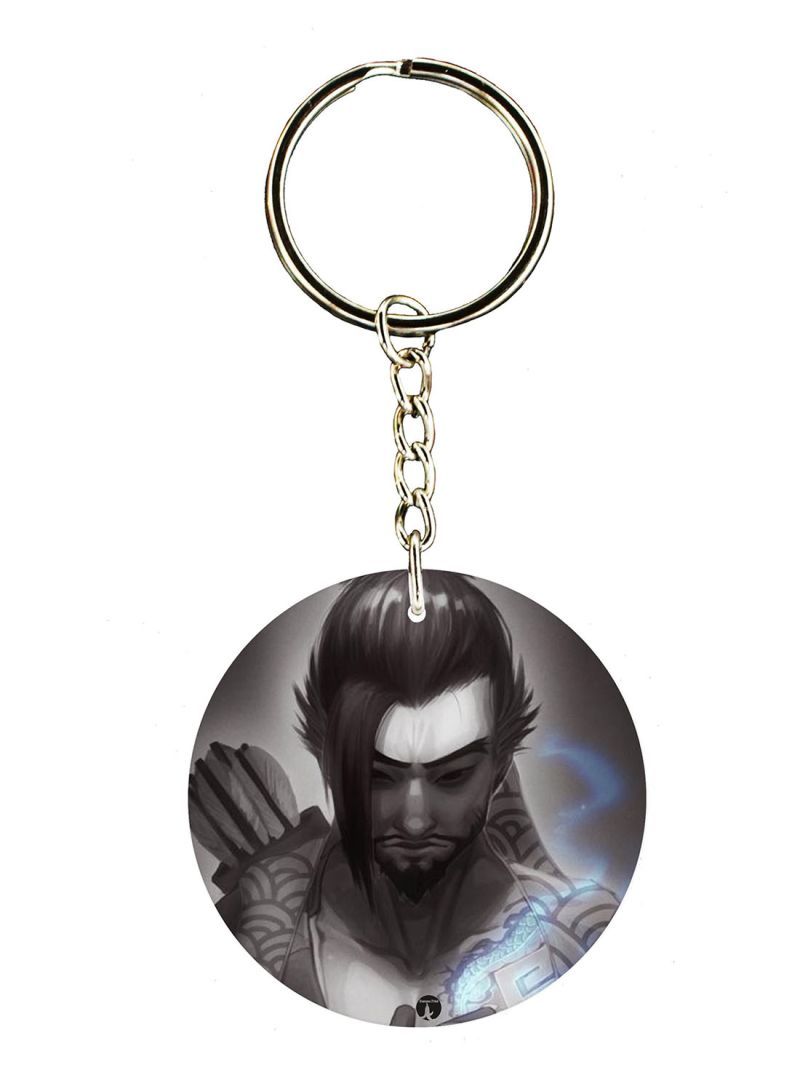 Overwatch Double Side Printed Keychain