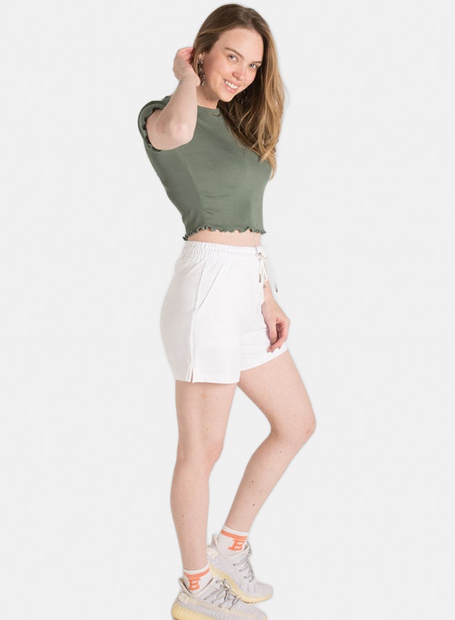 Marco Bergamo ELASTIC WAIST PLAIN SHORT  - Image 1