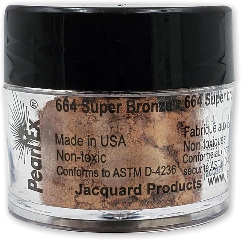 Jacquard Pearl Ex 3g Super Bronze Metallic Mica Powder - Image 1