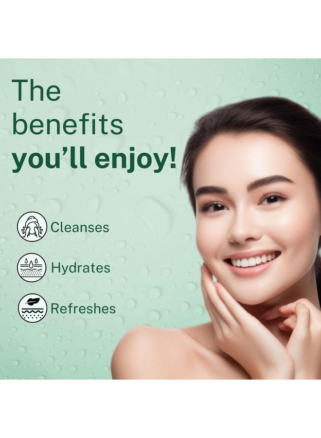 جاكلين يو أس أيه مناديل منعشة للوجه - غنية بخلاصة شجرة الشاي والخيار والصبار، 30 قطعة - Image 4