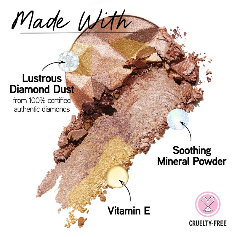 Physicians Formula Mineral Wear Diamond Dust, Vitamin E Mineral Weightless Powder and Serum Hybrid, Warm Radiant Finish, Vegan, Talc-Free, Cruelty-Free - Luminous Bronzer - Image 2