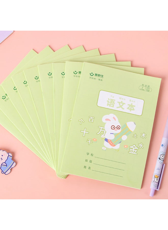 HELPS Primary School Students' Homework Cartoon Cute First Grade Second Grade Mini Notebook Tian Zi Pinyin - Image 3