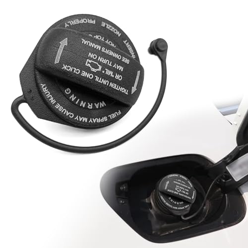 Fuel Tank Cap Gas Cap Compatible with Volkswagen 20112020 VW Jetta 20152020 VW GTI 20152020 VW Golf Retaining Strap Replace 5C0201550T 5Q0201550L