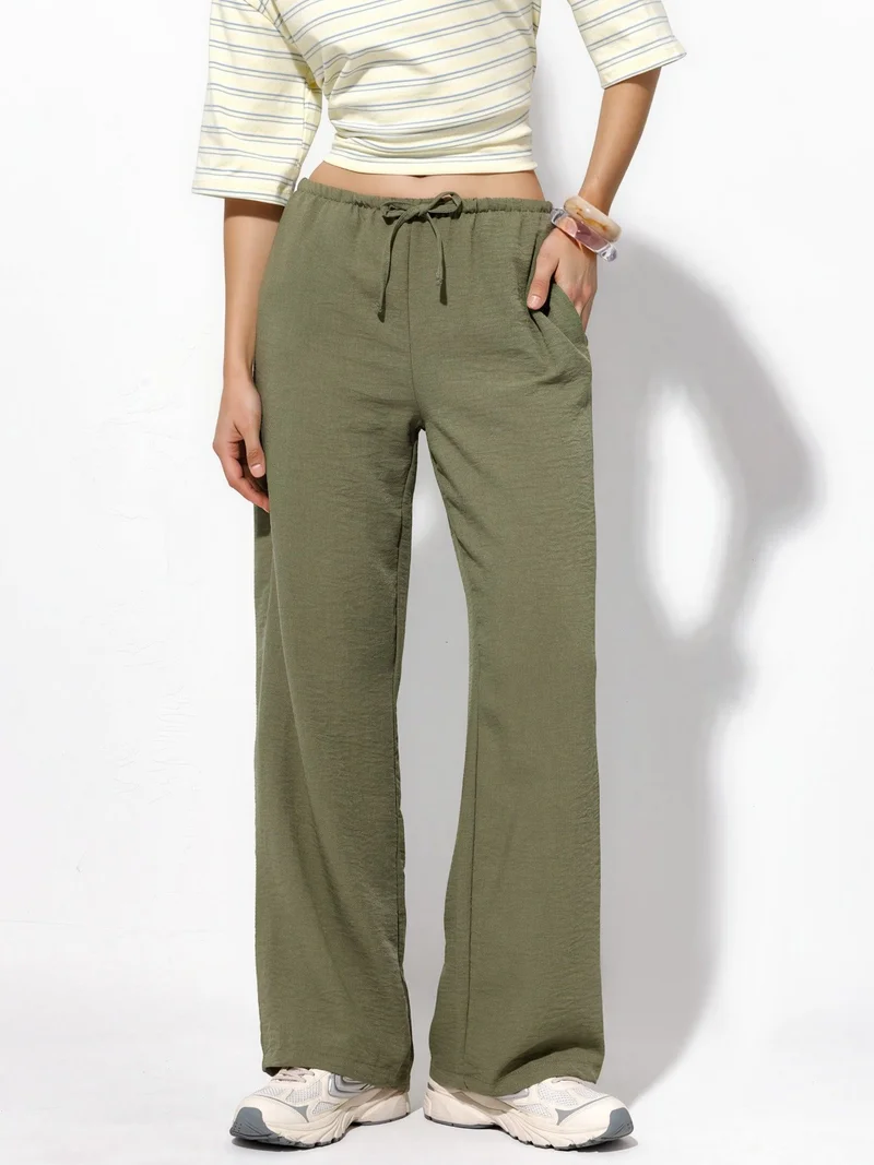 بوسيم BUSEM Women’s Straight-leg Woven Trousers