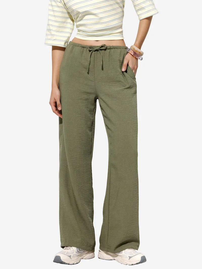 بوسيم BUSEM Women’s Straight-leg Woven Trousers