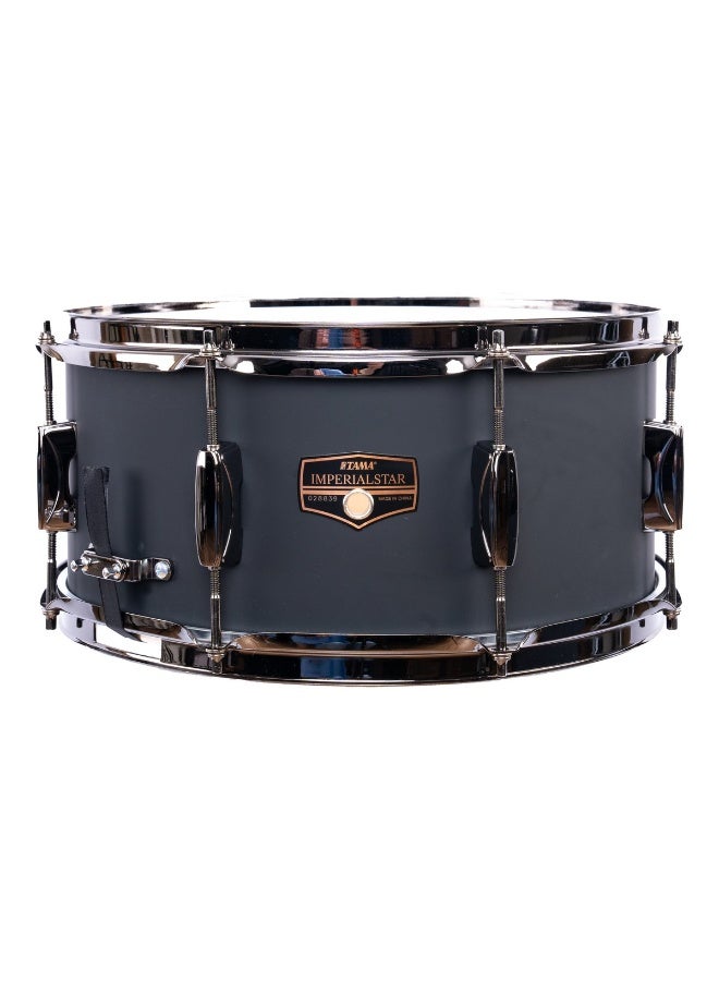 TAMA IPS1465B-BOB | Imperialstar Series | Snare Drum | Poplar Shell | 14" x 6.5" | Triple-Flanged Steel Hoops | Blacked Out Black