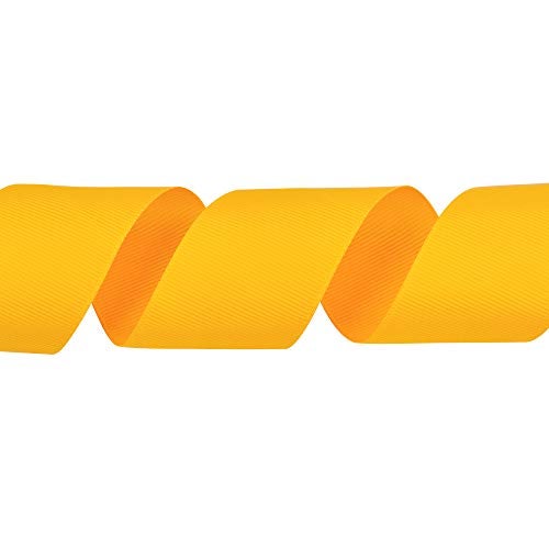 Ribest 1 1/2 inch Maize Yellow Grosgrain Ribbon 25 Yards Per Roll for Crafts Bow Maker Wreaths Gift Wrapping Hair Accessories Wedding - Image 3