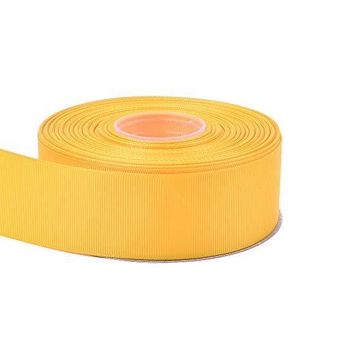Ribest 1 1/2 inch Maize Yellow Grosgrain Ribbon 25 Yards Per Roll for Crafts Bow Maker Wreaths Gift Wrapping Hair Accessories Wedding - Image 4