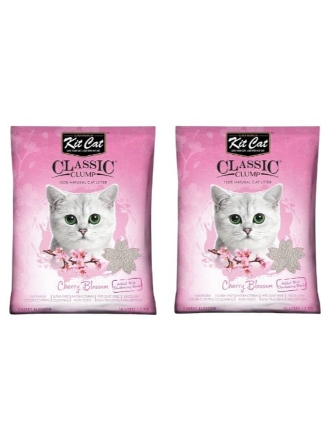 Kit Cat - Kit Cat Classic Dice Scent Sand 10L 2 Pieces - Image 1