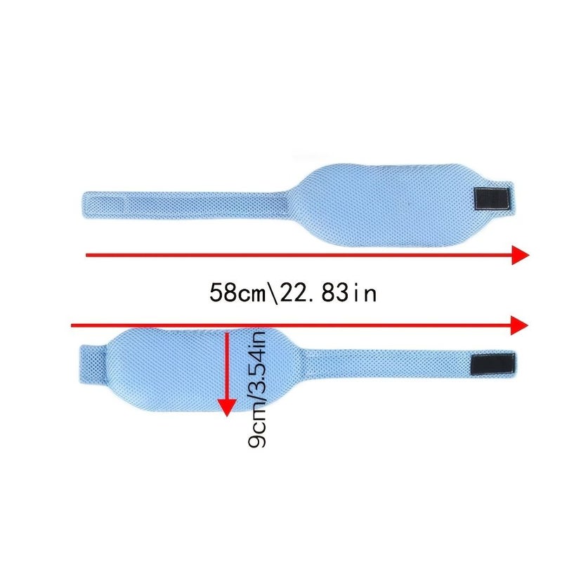 Anti Snoring Neck Support Band Jaw Fixation Sleep Aid Blue Blue - Image 4