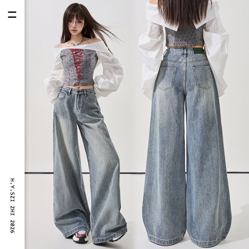 Unisex Casual Daily Denim Jeans - Image 2
