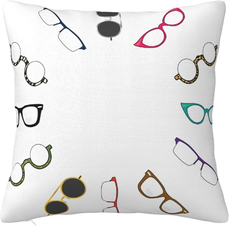Eyeglasses Pillow Covers16 X16 Super Soft Plush Pillowcases for Home Decor​ - Image 5