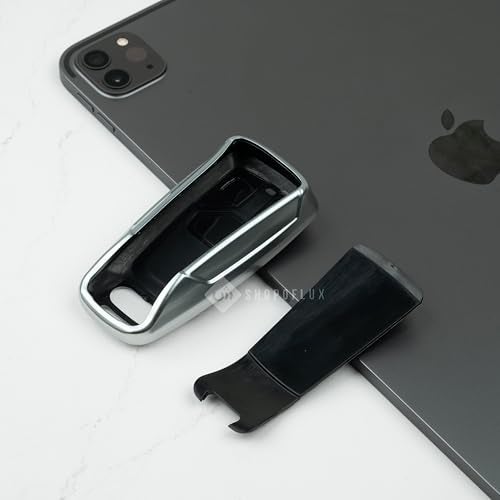 SHOPOFLUX TPU Leather Car Key Cover Compatible for Audi Q5, A5, A8, Q7, A4, A6 3 Button Smart Key - Image 5