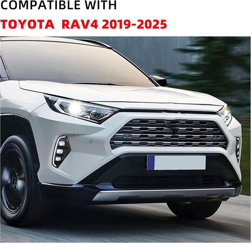 Dasbecan مجموعة مصابيح الضباب LED للقيادة النهارية من Dasbecan متوافقة مع تويوتا RAV4 2019 2020 2021 2022 2023 - Image 2