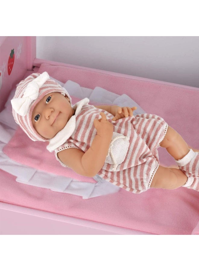 DC-BEAUTIFUL 6 Set Clothes Gift for Infant, Girl Baby, 14 Inch -18 Inch Includes Doll Outfits Dress Hat Socks, Total 14 Pcs Onesies Clothes Pajamas Costumes - Image 2