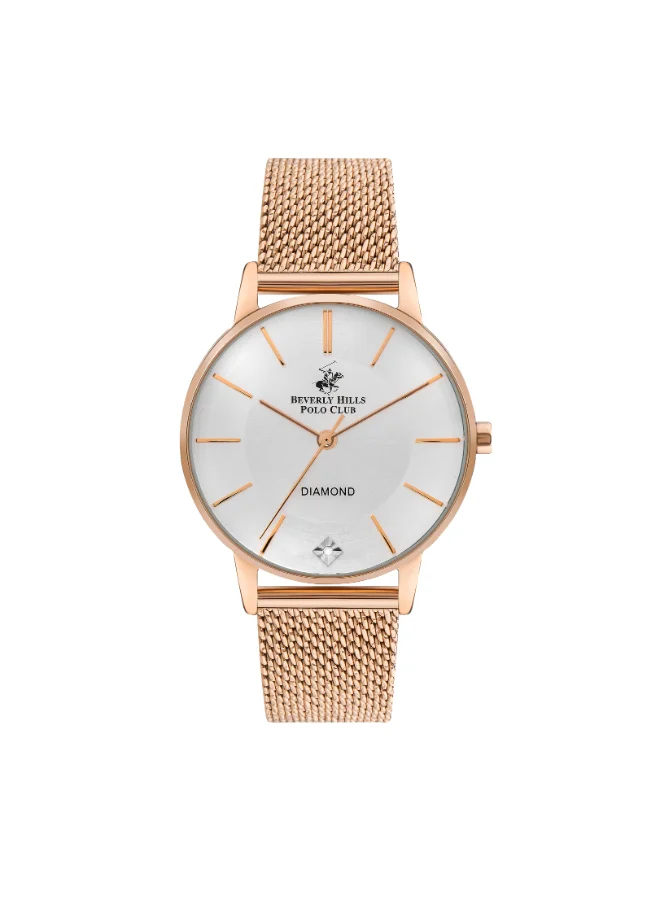 BEVERLY HILLS POLO CLUB BEVERLY HILLS POLO CLUB Women's Analog Silver Dial Watch - BP3394C.430