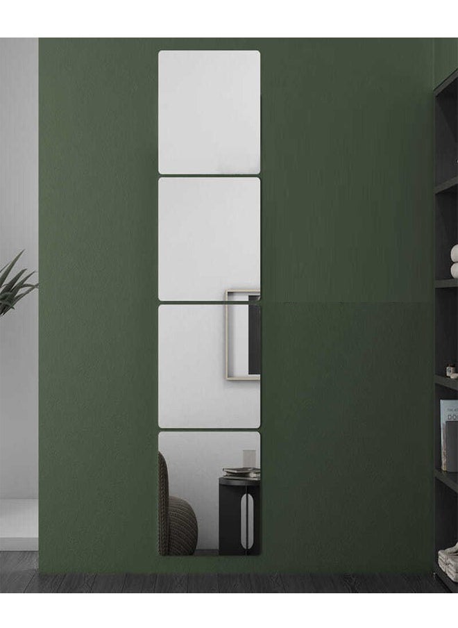 fashionhome Decorative Wall Sticker Non-Breakable Acrylic Mirror  - Image 2