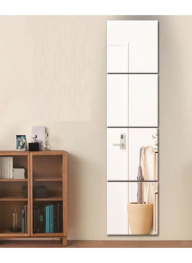 fashionhome Decorative Wall Sticker Non-Breakable Acrylic Mirror  - Image 1