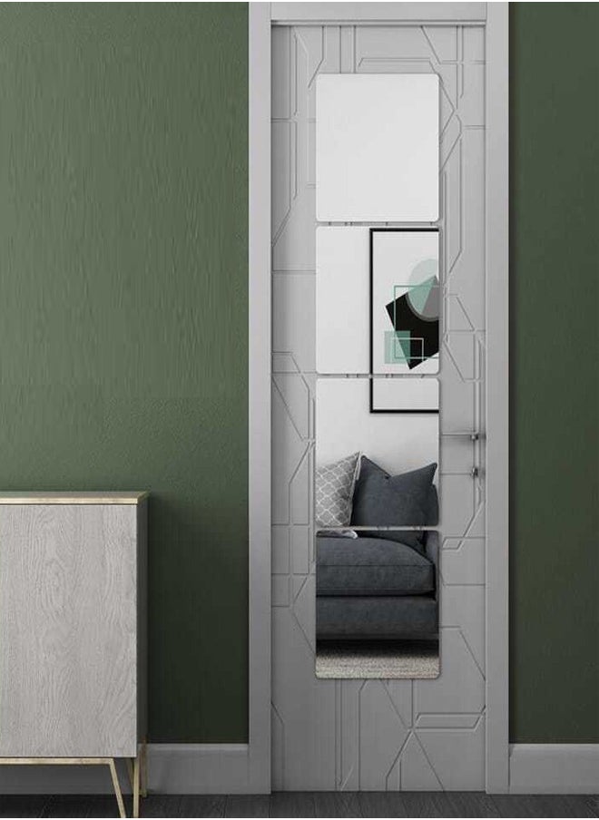 fashionhome Decorative Wall Sticker Non-Breakable Acrylic Mirror  - Image 3