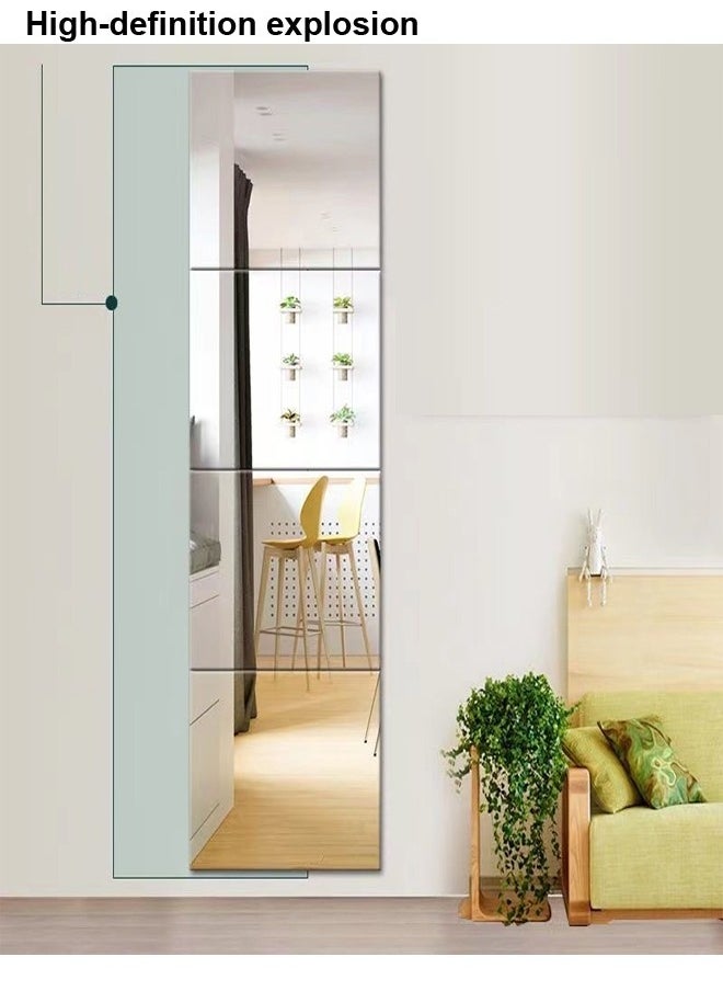 fashionhome Decorative Wall Sticker Non-Breakable Acrylic Mirror  - Image 5
