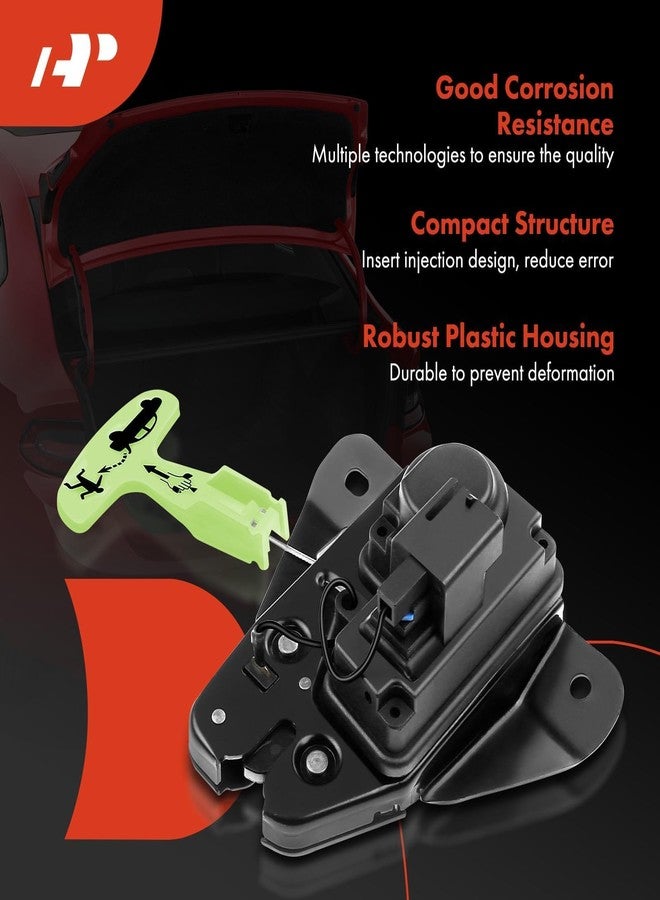 A-Premium Rear Tailgate Lock Trunk Latch Actuator Compatible with Chrysler 300 2005-2018, 200 2011-2014 & Dodge Dart 2013-2016, Avenger 2008-2014, Charger 2006-2018, Challenger 2008-2018, 5056244AA - Image 4