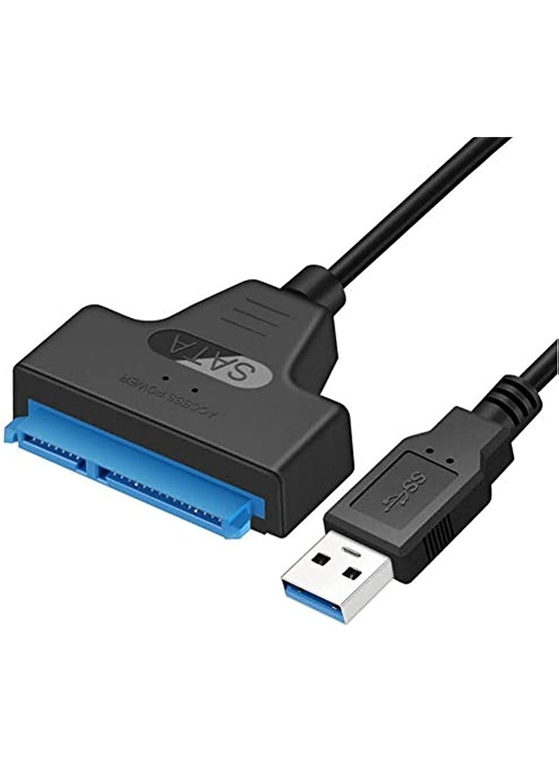 VIUAUAX USB 3.0 to SATA 2.5" SSD HDD External Hard Drive Adapter Data Cable.Supports 2.5" SATA HDD or SSD hard drive. - Image 1