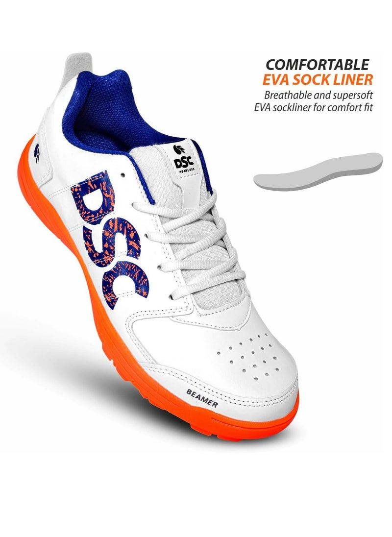 DSC Beamer Cricket Shoes | For Mens & Boys | PVC | Long Lasting Performance | Breathable Mesh for Improving Performance | For Boys and Men | Light Weight | Durable | 7 UK, 8 US, 41 EU  - Image 2