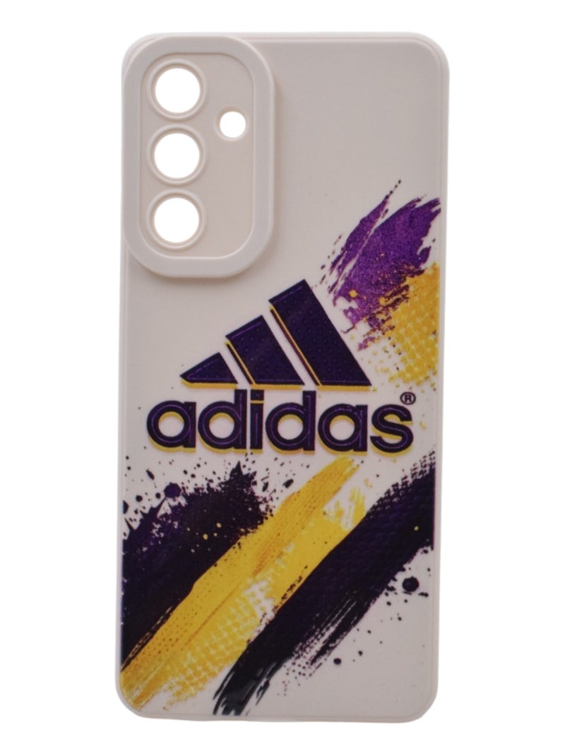 Adidas Plastic Back Cover For Samsung Galaxy M55 - Multicolour - Image 1