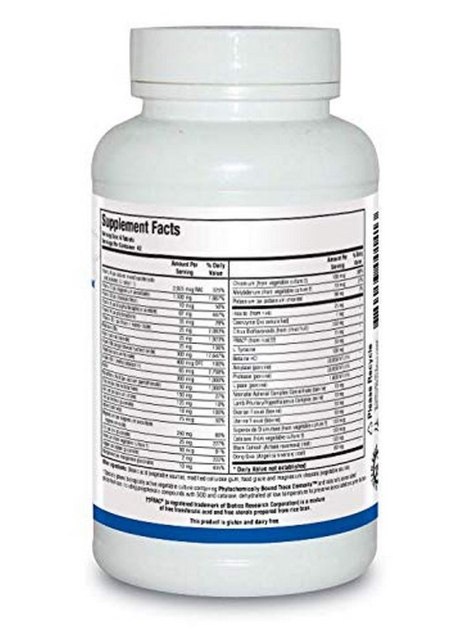 BIOTICS - Research Equi Fem Multivitamin Mineral Supplement For Women. High Dose Multi For Pre Menstrual Support. Hormonal Support. Black Cohosh. Dong Quai. Digestive Enzyme Support 126 - Image 1