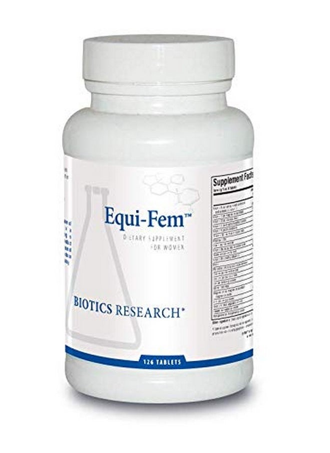 BIOTICS - Research Equi Fem Multivitamin Mineral Supplement For Women. High Dose Multi For Pre Menstrual Support. Hormonal Support. Black Cohosh. Dong Quai. Digestive Enzyme Support 126 - Image 1