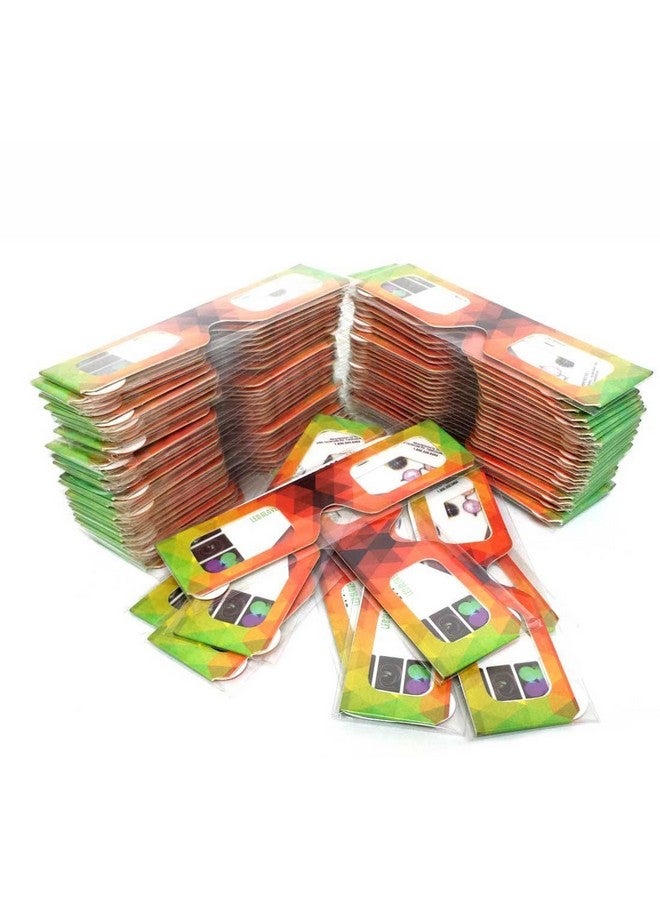 جلو اف اكس نظارات حيود من الورق المقوى GloFX - قوس قزح هندسي (عبوة من 10 قطع) - Image 3