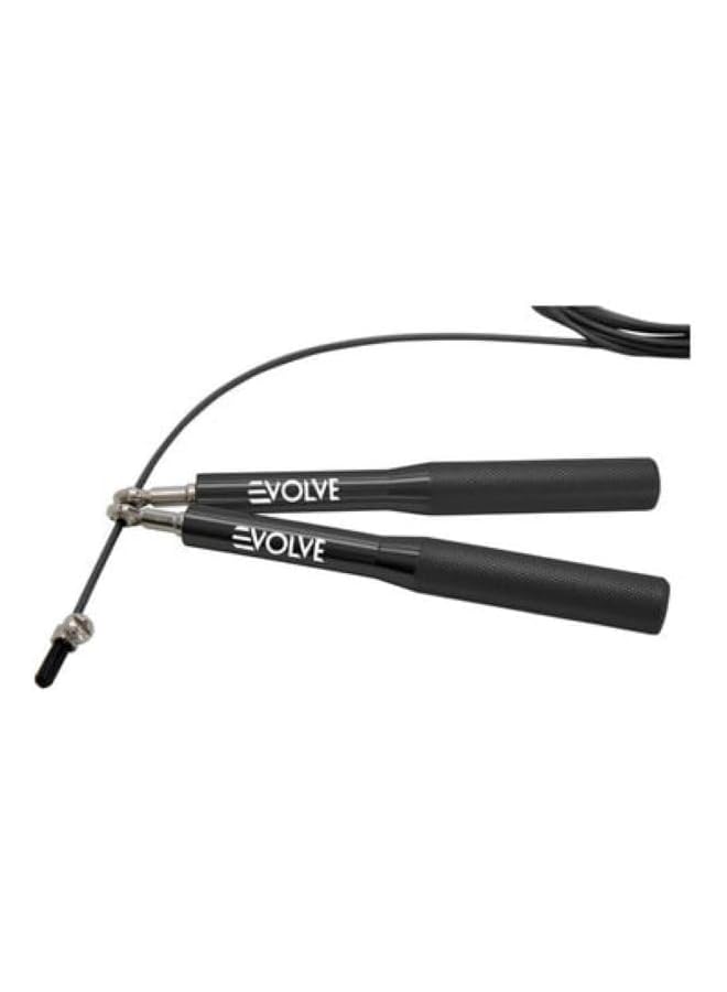 Evolve Skipping Rope | Steel Wire Adjustable Ball-Bearing Jump Rope With Non-Slip Handles For Cardio Fitness Training Home Workout And Crossfit For Indoor And Outdoor Use - Image 4