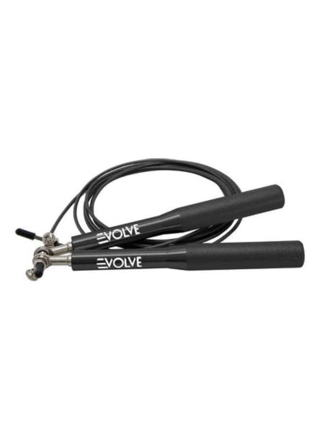 Evolve Skipping Rope | Steel Wire Adjustable Ball-Bearing Jump Rope With Non-Slip Handles For Cardio Fitness Training Home Workout And Crossfit For Indoor And Outdoor Use - Image 3