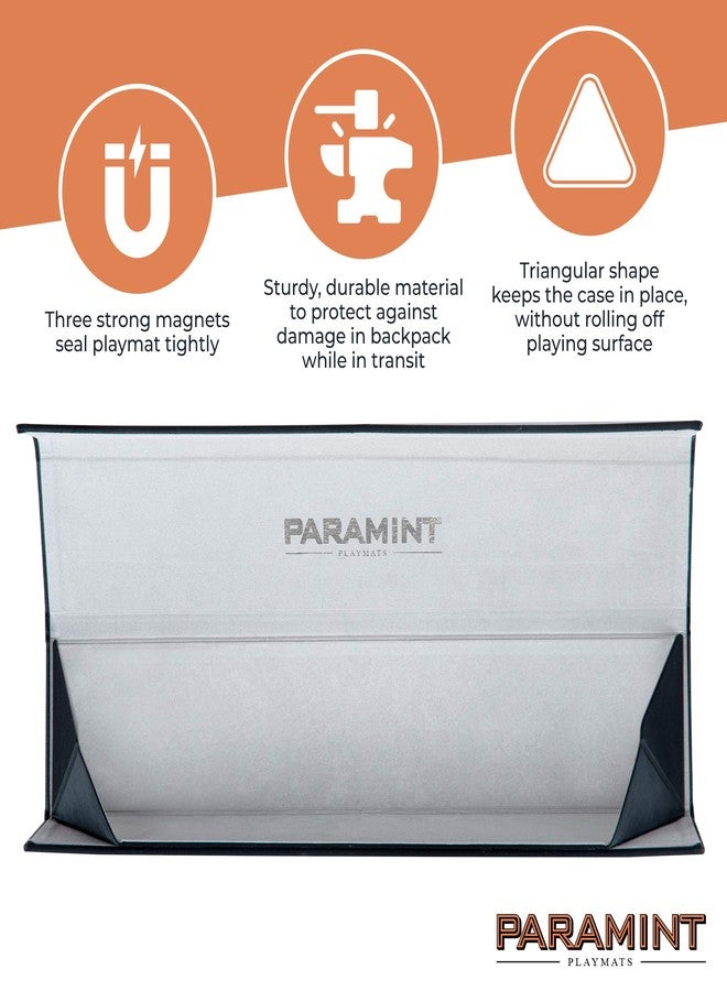 Paramint MatShield XL, Durable Playmat Case - Compatible with Magic The Gathering, MTG Play Mat Tube - MTG Accessories - Premium Leatherette with Fabric Interior, Magnet Snap Closure - Image 4