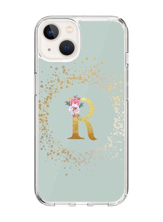 Classic Clear Case For iPhone 15, Hybrid Soft Case Flexible Edges Thin Cover- Custom Monogram Initial Letter Floral Pattern Alphabet - R(Light Green) - pzsku/ZEE40D31FDD3F4225B5B4Z/45/_/1704350794/792023bb-c2ae-4358-965c-473795dc14d5