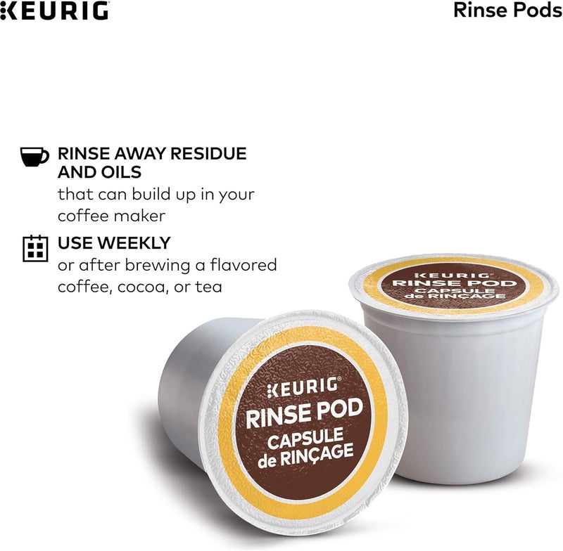 Keurig طقم تنظيف صانعة القهوة للصيانة يتضمن محلول إزالة الترسبات وكبسولات الشطف، متوافق مع صانعات القهوة Classic/1.0 و 2.0 K-Cup Pod، 4 قطع - Image 4