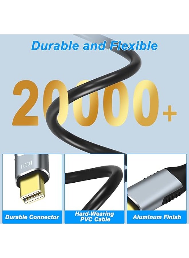 USB C Type C to Mini DisplayPort Adapter Cable - 4K@60Hz High-Speed Video Connector - Strong & Versatile for Phone, TV, and Computer - Image 1