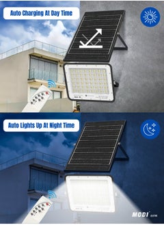 MODI Solar Flood Light 600W IP65 with Timer And Remote Control – Super Bright, Waterproof Outdoor Security Light  - Image 3