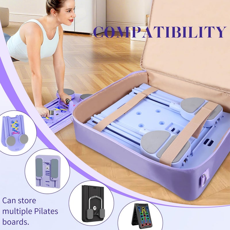 LOTCAIN Storage Bag for Pilates Board Pilates Board Organizer Portable Shoulder Gym Bag for Outdoor Exercise Home Storage - Image 3