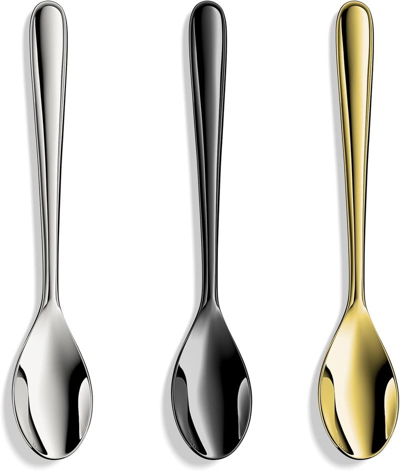 Muncene Demitasse Espresso Spoons,Forged 18/10 Stainless Steel Mini Teaspoons Coffee Spoons,4.7 Inch,Set of 4,Heavy Duty and Dishwasher Safe - Image 3