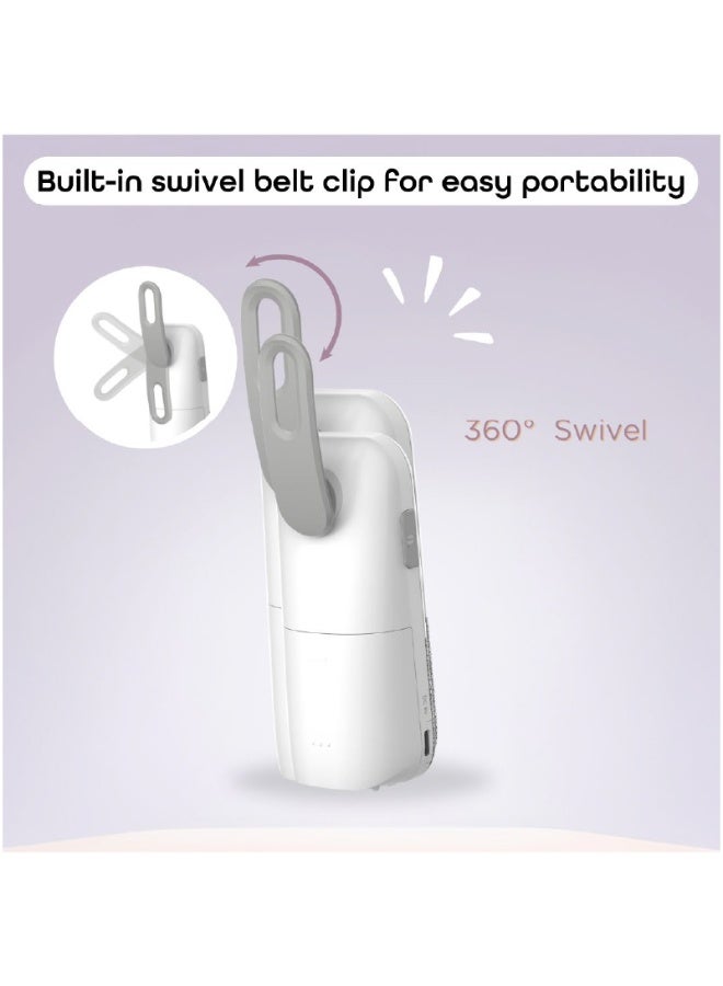 Hubble جهاز مراقبة الأطفال الصوتي المتصل مع ضوء الليل Sense Glow Pro مع اتصال لاسلكي DECT، جهاز استماع، خمسة أوضاع ضوء مهدئة - Image 3
