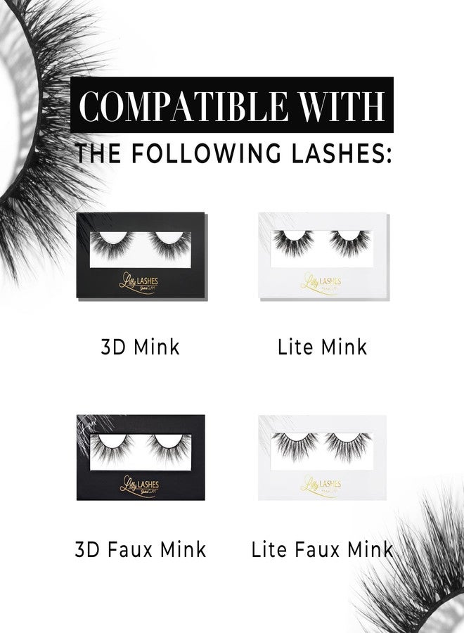 Lilly Lashes Power Liner Eyelash Glue for False Lashes | Clear Lash Glue | Quick Dry, Waterproof, Lash Adhesive | Vegan & Cruelty Free - Image 3