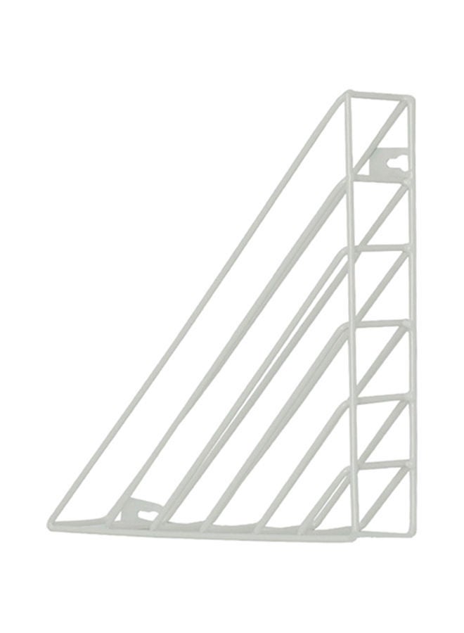 NIBEMINENT Rack Vintage Organizer Storage Holder White